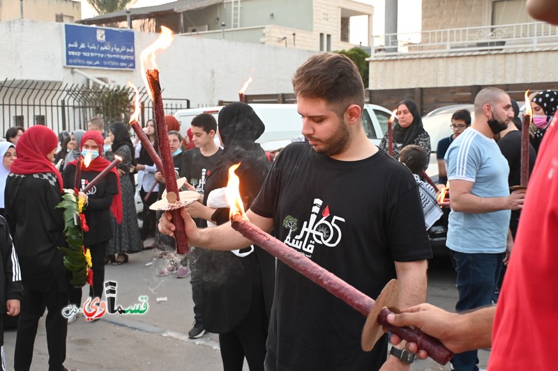 كفرقاسم- فيديو: مسيرة المشاعل السنوية - صمت اللسان فعزفت الاذن  فنطق القلب وذرفت العين - وعادل عامر  لهذه المسيرة قدسية خاصة ... وادعو الجميع للمشاركة غدا في احياء الذكرى ال65